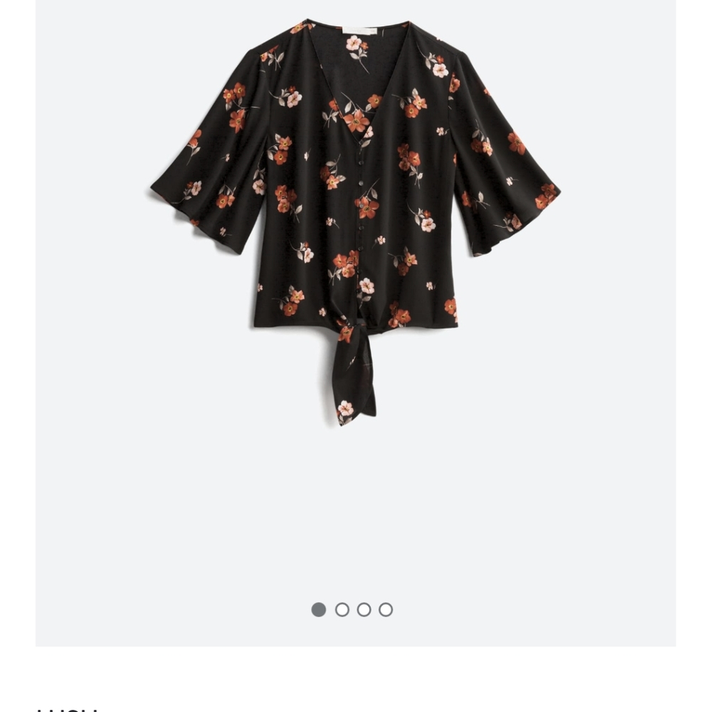 Krisantha Tie Front Blouse
